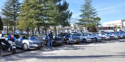 Muğla Emniyeti'ne 37 araç desteği