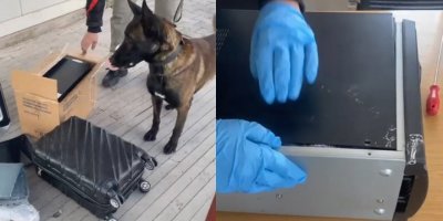 Bilgisayar kasasında uyuşturucu ele geçirildi