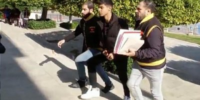 Tartıştığı arkadaşını tabancayla yüzünden yaralayan şüpheli tutuklandı