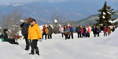 Antalya'da kar 115 santim