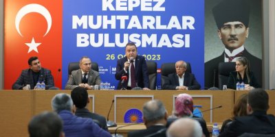 Başkan Böcek Kepezli muhtarları dinledi