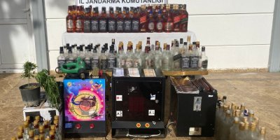 Jandarmadan 300 bin liralık alkol operasyonu