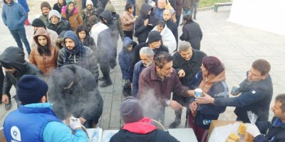 Antalya Büyükşehir Belediyesi aşevi Hatay'da