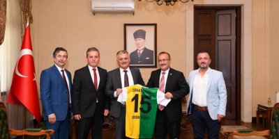 Burdur ASKF'den Vali Yazıcı'ya ziyaret