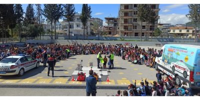 Öğrencilere trafik eğitim semineri
