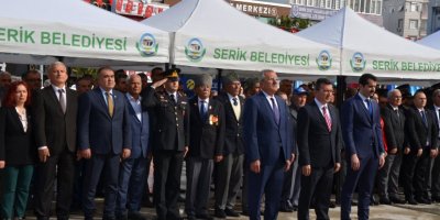 Serik'te Çanakkale şehitleri törenle anıldı