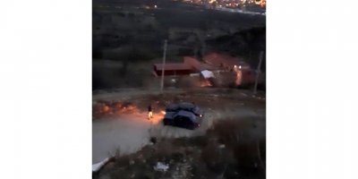 Tüfekli kavga kamerada