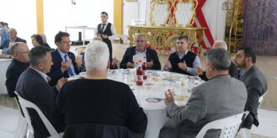 Halk otobüsçüleri iftarda buluştu