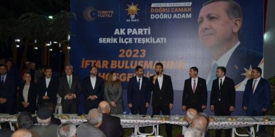 AK Parti'den Serik'te iftar ve seçim bürosu açılışı