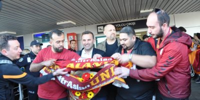 Galatasaray kafilesi, Alanya'da