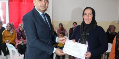 Eğirdir'de 80 kursiyere sertifika