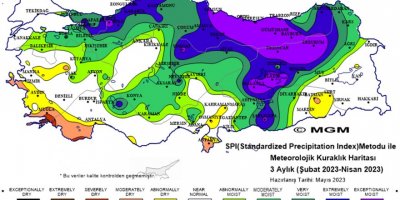 Nisanda yağışlar yüzde 254 arttı, kuraklık haritası yeşile döndü