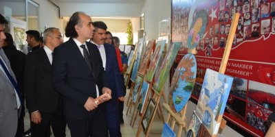 Korkuteli HEM yılsonu sergisi açıldı