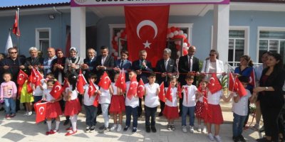 Hayırseverin anaokulunu vali açtı