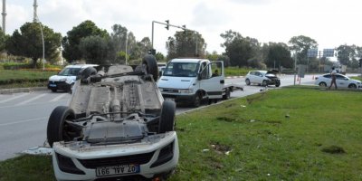 Manavgat'ta kaza: 7 yaralı