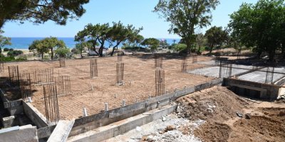 Manavgat Belediyesi'nden Sorgun'a sahil park tesisleri