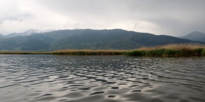 Bahar yağmurları ile Eber Gölü'nün su seviyesi yükseldi