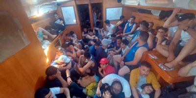 Bodrum'da 86 kaçak göçmen yakalandı