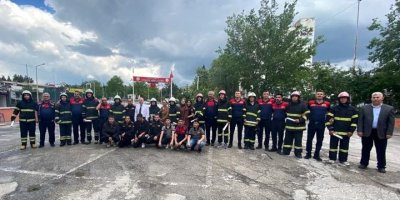 İtfaiyeciler mezun oldu