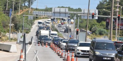 Bodrum’a 4,5 günde 100 bin araç giriş yaptı
