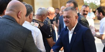 Valilikten bayramlaşma töreni