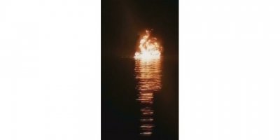 Bodrum’da lastik botta patlama sonrası yangın: 2 yaralı