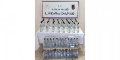 Kemer'de sahte içki operasyonu