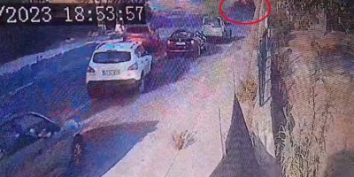 Bodrum’da motosiklet sürücüsü ve köpeğinin yaralandığı su isale hattındaki patlama kamerada