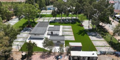 Büyükşehir'in sahile 200 metre uzaklıktaki karavan parkı hizmete girdi