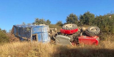 Baba- kız kazada yaralandı