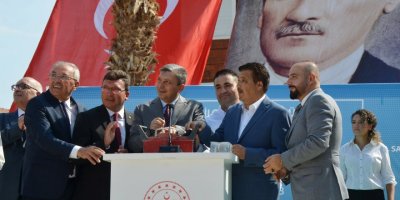 Vali Şahin, Serik'te temel atma törenine katıldı