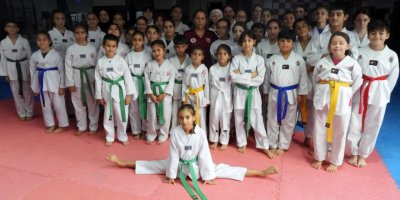 Kepezli çocuklar tekvandoyu sevdi