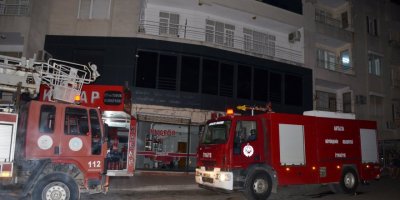 Merdiven boşluğundaki duman korkuttu