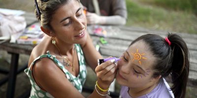 Engelli çocuklar Zeytinpark'ta kampta