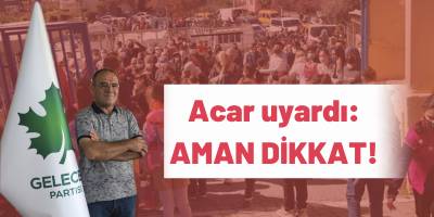  Acar: Gençlerimiz uyuşturucu tuzağına düşmesin