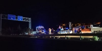 Karayolunda karşıya geçmek isterken canından oldu