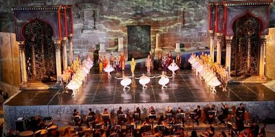Aspendos'ta 'La Bayadere' balesi büyüledi