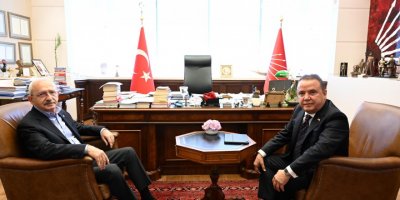 Başkan Böcek, Kılıçdaroğlu'nu ziyaret etti