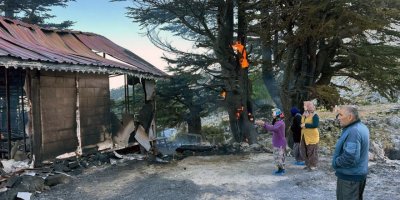 Beşkonak'ta ev yangını