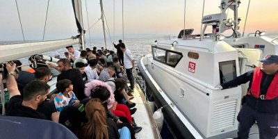 Bodrum’da 78 kaçak göçmen ile 2 organizatör yakalandı