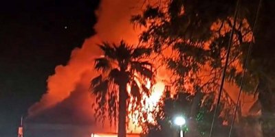 Bodrum'da gece kulübünde yangın