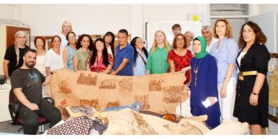 Antalya'da el sanatlarını incelediler