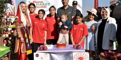 Elma Hasat Şenliği yapıldı