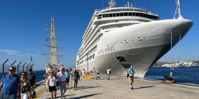 Bodrum'a kruvaziyer ile 10 ayda 82 bin 39 yabancı turist geldi