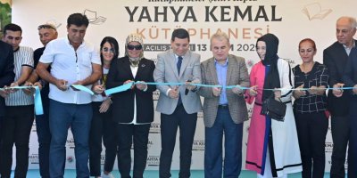 Altınova'daki Yahya Kemal Kütüphanesi törenle açıldı