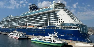 Bodrum’a ilk kez gelen kruvaziyer 2 bin 538 turist getirdi