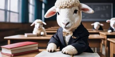 Öğrenci Eksikliği İçin İlginç Çözüm: Fransa'da Okula Koyun Kaydı!