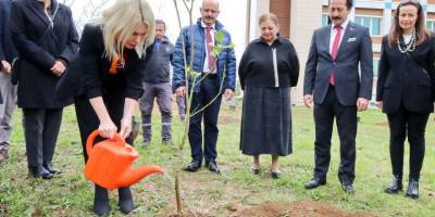 Akdeniz Üniversitesi'nden 5 bin fidan