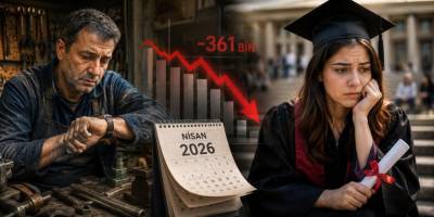 Nisan’da işgücü 361 bin kişi azaldı