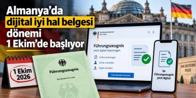 Almanya’da dijital iyi hal belgesi dönemi 1 Ekim’de başlıyor